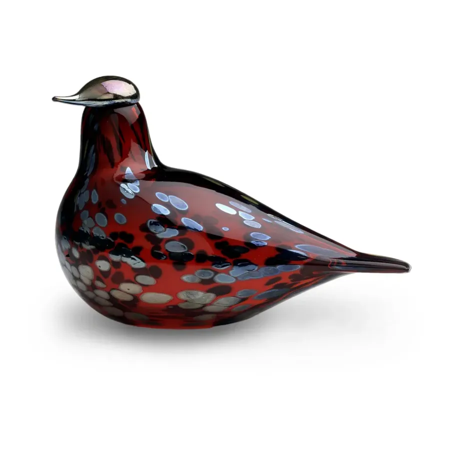 Iittala Birds by Toikka, Ruby bird< Glaskunst|Paasdecoratie