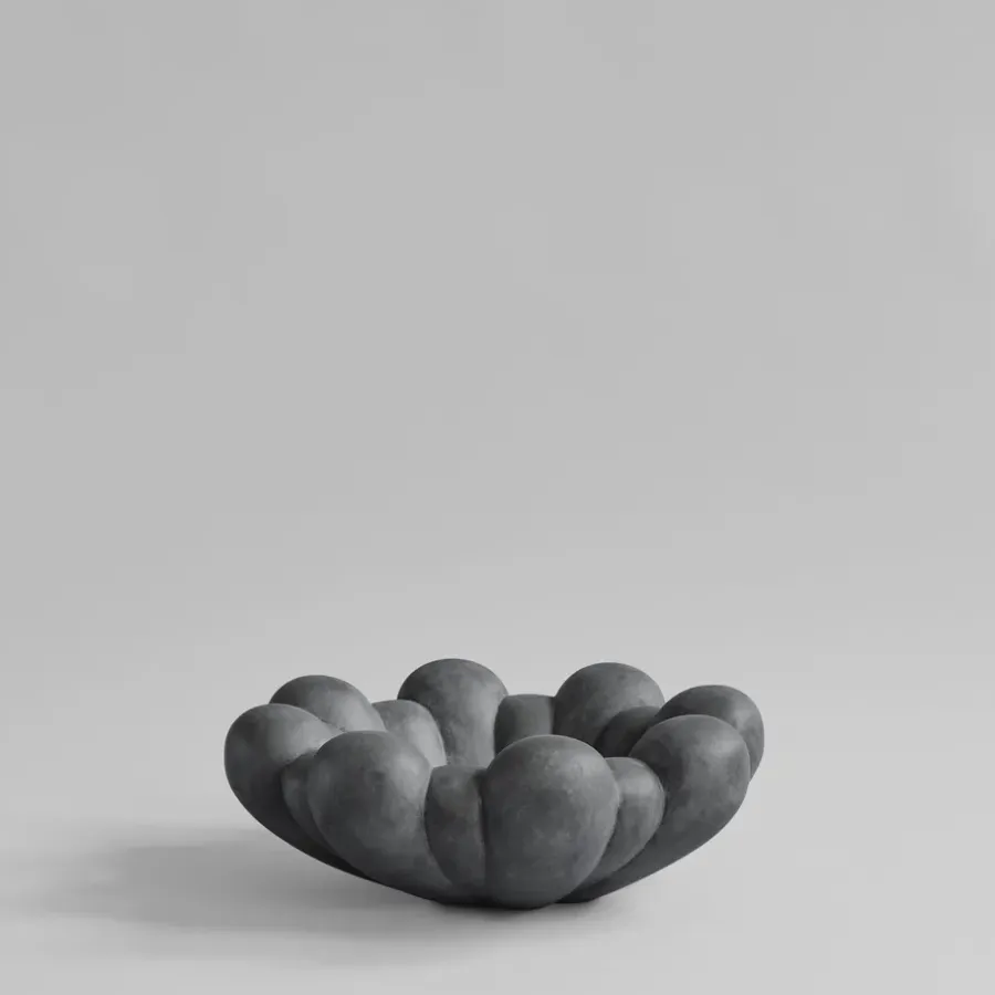 101 Copenhagen Bloom tray kom groot, Donkergrijs< Decoratieve Schalen