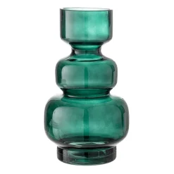 Bloomingville glazen vaas 25 cm, Groen< Vazen