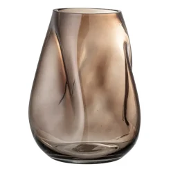 Bloomingville glazen vaas 26 cm, Bruin< Vazen