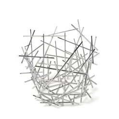 Alessi Blow up citrusmand, roestvrij staal< Opbergmanden