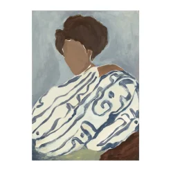 Paper Collective Blue Curls poster, 50x70 cm< Posters