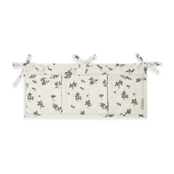 Garbo&Friends Blueberry satijnen gewatteerd bedzak, 18x43 cm< Opbergoplossingen Voor De Kinderkamer|Opbergmanden