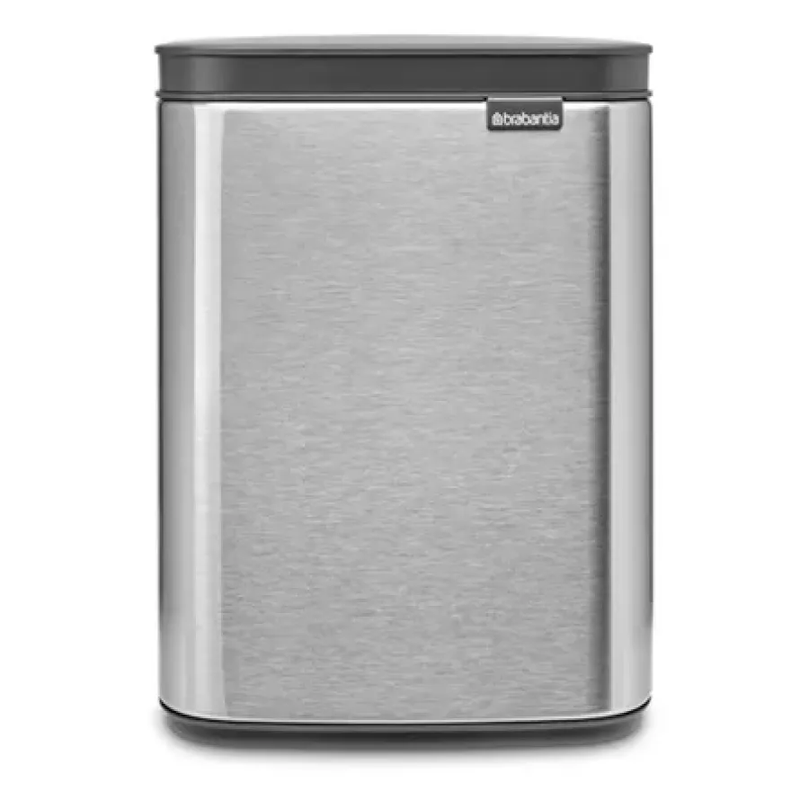 Brabantia Bo afvalemmer 4 l, Matgeborsteld staal< Pedaalemmers