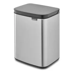 Brabantia Bo afvalemmer 4 l, Matgeborsteld staal< Pedaalemmers