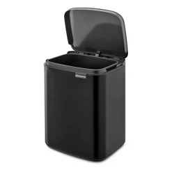 Brabantia Bo afvalemmer 7 l, Matte black< Pedaalemmers