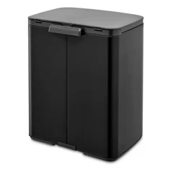 Brabantia Bo afvalemmer 12 l, Matte black< Pedaalemmers