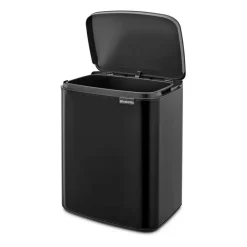 Brabantia Bo afvalemmer 12 l, Matte black< Pedaalemmers