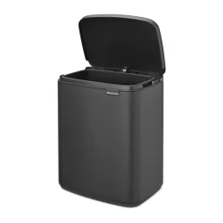 Brabantia Bo afvalemmer 12 l, Mineral Infinite Grey< Pedaalemmers