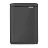 Brabantia Bo afvalemmer 4 l, Mineral Infinite Grey< Pedaalemmers