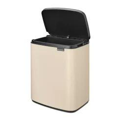 Brabantia Bo afvalemmer 12 l, Soft Beige< Pedaalemmers