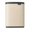 Brabantia Bo afvalemmer 7 l, Soft Beige< Pedaalemmers
