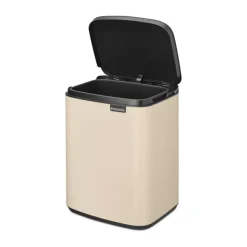 Brabantia Bo afvalemmer 7 l, Soft Beige< Pedaalemmers