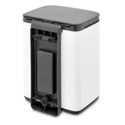 Brabantia Bo afvalemmer 4 l, Wit< Pedaalemmers