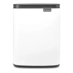 Brabantia Bo afvalemmer 7 l, Wit< Pedaalemmers