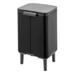 Brabantia Bo afvalemmer hoog 7 l, Matzwart< Pedaalemmers
