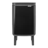 Brabantia Bo afvalemmer hoog 4 l, Matzwart< Pedaalemmers