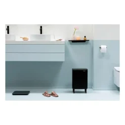 Brabantia Bo afvalemmer hoog 12 l, Matzwart< Pedaalemmers