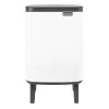 Brabantia Bo afvalemmer hoog 7 l, Wit< Pedaalemmers