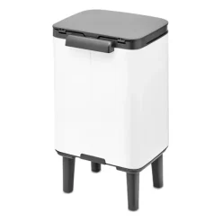 Brabantia Bo afvalemmer hoog 4 l, Wit< Pedaalemmers