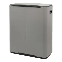 Brabantia Bo bin pedaalemmer 2x30 L, Mineral concrete grey< Pedaalemmers