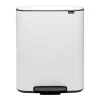 Brabantia Bo bin pedaalemmer 2x30 L, White< Pedaalemmers