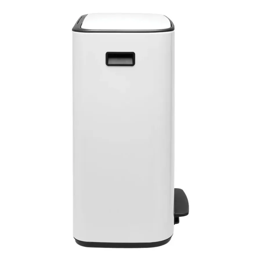 Brabantia Bo bin pedaalemmer 2x30 L, White< Pedaalemmers