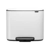 Brabantia Bo pedaalemmer 11 + 23 l., wit< Pedaalemmers