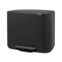 Brabantia Bo pedaalemmer 36 l., mat zwart< Pedaalemmers