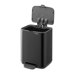 Brabantia Bo pedaalemmer 4 L, Matt Black< Pedaalemmers