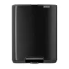 Brabantia Bo pedaalemmer 12 L, Matt Black< Pedaalemmers