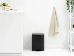 Brabantia Bo pedaalemmer 12 L, Matt Black< Pedaalemmers