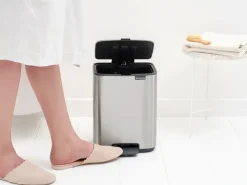 Brabantia Bo pedaalemmer 7 L, Matt Steel Fingerprint Proof< Pedaalemmers