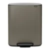 Brabantia Bo pedaalemmer 60 L, Platina< Pedaalemmers