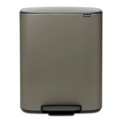 Brabantia Bo pedaalemmer 60 L, Platina< Pedaalemmers