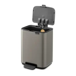 Brabantia Bo pedaalemmer 4 L, Platinum< Pedaalemmers