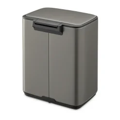Brabantia Bo pedaalemmer 7 L, Platinum< Pedaalemmers