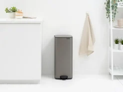 Brabantia Bo pedaalemmer 30 L, Platinum< Pedaalemmers