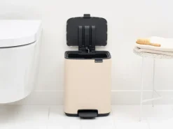 Brabantia Bo pedaalemmer 7 L, Soft Beige< Pedaalemmers
