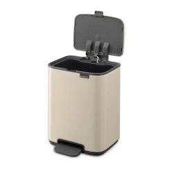 Brabantia Bo pedaalemmer 4 L, Soft Beige< Pedaalemmers