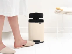 Brabantia Bo pedaalemmer 4 L, Soft Beige< Pedaalemmers