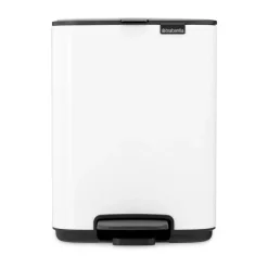 Brabantia Bo pedaalemmer 4 L, White< Pedaalemmers