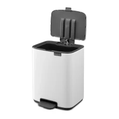 Brabantia Bo pedaalemmer 7 L, White< Pedaalemmers