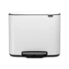 Brabantia Bo pedaalemmer 36 l., wit< Pedaalemmers