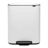Brabantia Bo pedaalemmer 60 L, Wit< Pedaalemmers