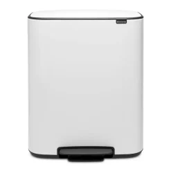 Brabantia Bo pedaalemmer 60 L, Wit< Pedaalemmers