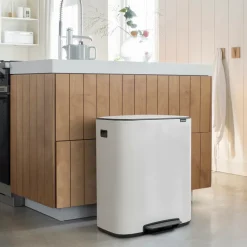 Brabantia Bo pedaalemmer 60 L, Wit< Pedaalemmers