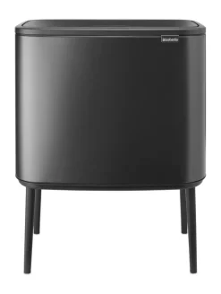 Brabantia Bo touch bin 11 + 23 liter, Confident Grey< Pedaalemmers