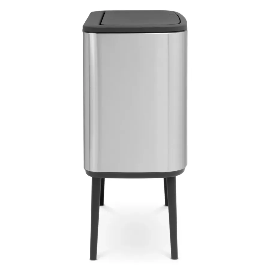Brabantia Bo touch bin 11 + 23 liter, matte stainless steel (mat roestvrij staal)< Pedaalemmers