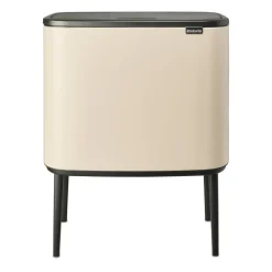 Brabantia Bo touch bin 11 + 23 liter, Soft beige< Pedaalemmers